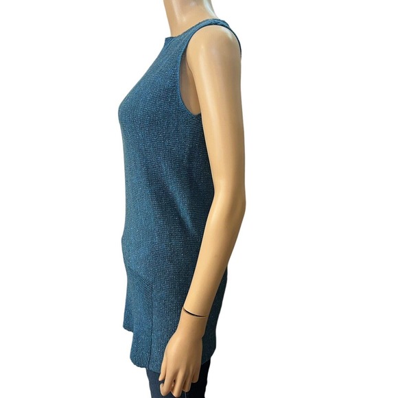 Bill Baber Knit Tunic Tank Top Cotton Lagenlook Speckled - Picture 4 of 10